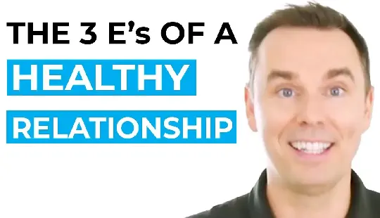 YouTube thumbnail for Brendon Burchard's video on healthy relationship tips.