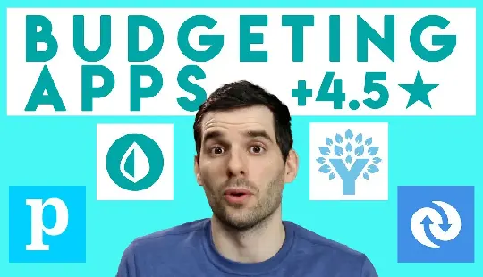 YouTube thumbnail for "Logical Finance" channel's video on best budgeting apps review.